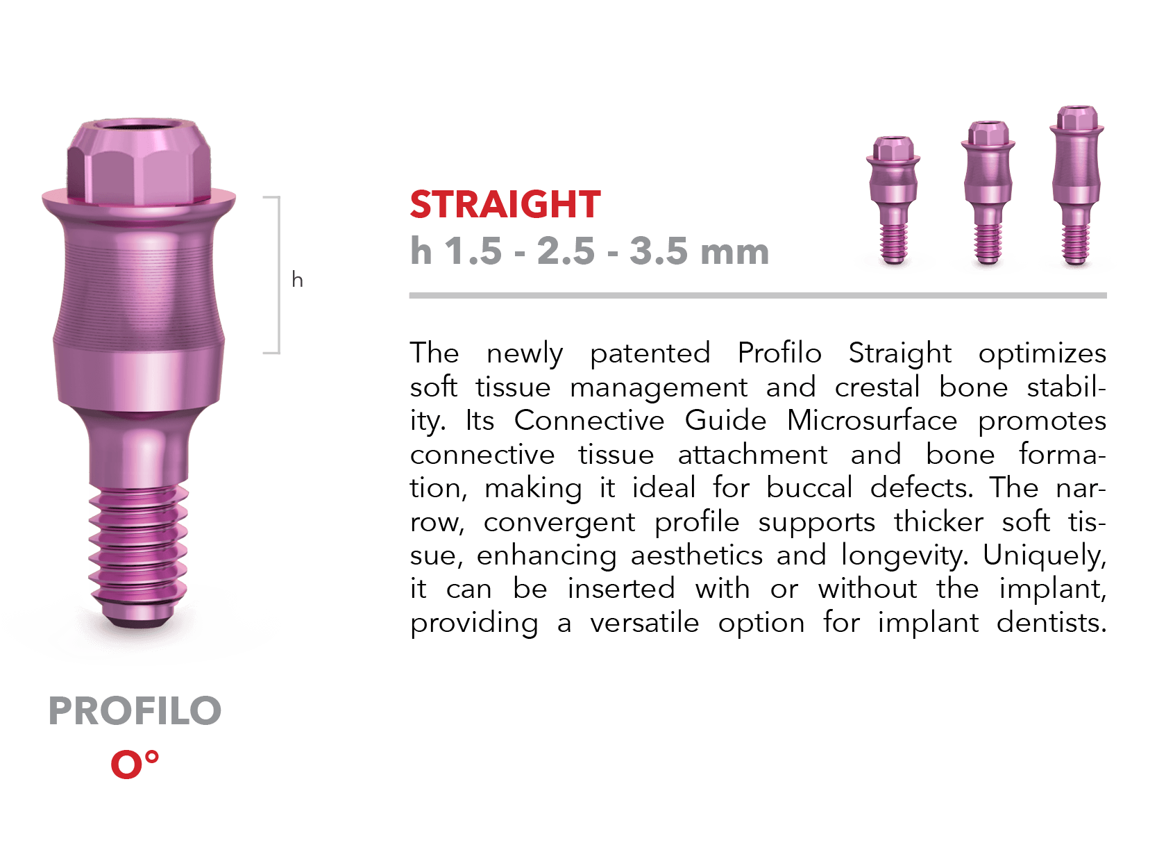 Profilo abutment - Straight
